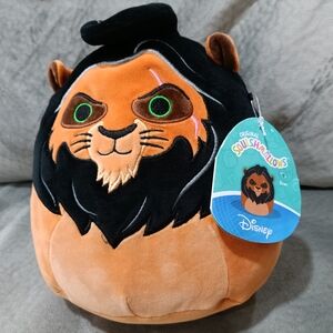 DISNEY LION KING SCAR SQUISHMELLOW PLUSH NEW WITH TAGS